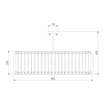Потолочная люстра Bogates Castellie 362/8