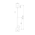 Подвесной светодиодный светильник Elektrostandard Join 50313 LED a068619