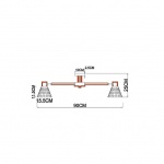 Потолочная люстра Arte Lamp Meleph A4096PL-8BR