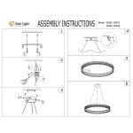 Подвесной светодиодный светильник Kink Light Лаура 08243,12A