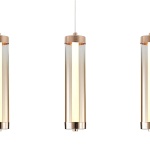 Подвесной светодиодный светильник Indigo Rilucente 11061/3P Gold V000150L