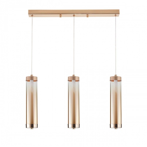 Подвесной светодиодный светильник Indigo Rilucente 11061/3P Gold V000150L