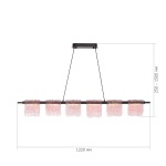 Подвесной светодиодный светильник ST Luce Voile SL6021.403.36