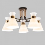 Потолочная люстра IMEX MD.5692-5-S-COFFEE+FGD