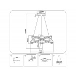 Подвесной светодиодный светильник Ambrella light Comfort LineTech FL5367