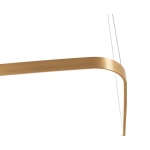 Подвесной светодиодный светильник Italline IT013-6031 gold 3000K