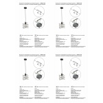Подвесной светильник Vitaluce V2853-1/1S