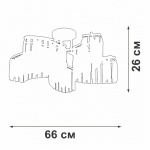 Люстра Vitaluce V5884-0/10PL