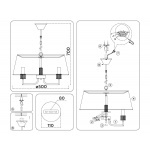 Подвесная люстра Ambrella Light High Light Classic LH71211