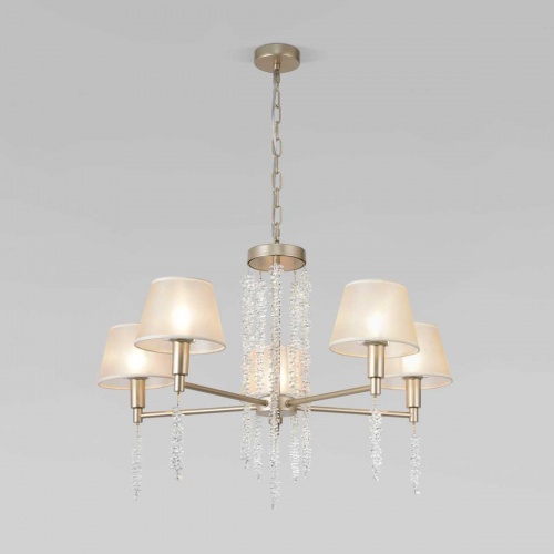 Подвесная люстра Eurosvet Charuel 60148/5 матовое золото