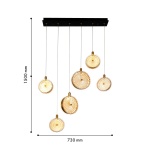 Подвесная люстра Favourite Slik 4488-6P