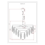 Подвесная люстра Moderli Souls V10785-12P