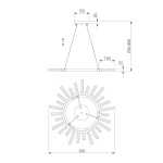 Подвесная люстра Bogates Sole 557