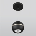 Подвесной светодиодный светильник Elektrostandard DLS023 9W 4200K черный a047775