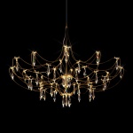 Подвесная люстра Loft IT Mira 10589/900 Gold Asfour