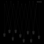 Подвесной светодиодный светильник Loft IT Blackout 10357/10