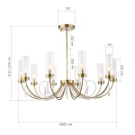 Подвесная люстра ST Luce Illumia SL1400.303.10