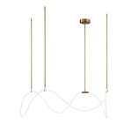 Подвесной светильник LOFT IT Thread 10388P/C Brass