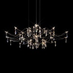 Подвесная люстра Loft IT Mira 10587/1000 Silver Asfour