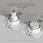 Встраиваемый светильник Denkirs Lemvik DK2402-BK