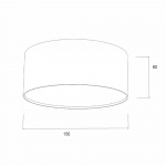 Потолочный светодиодный светильник Escada 20005LED 20005SMU/04LED SBK