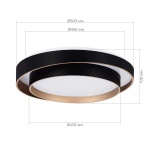 Потолочный светодиодный светильник Evoluce Crosby SLE6009-402-01