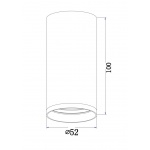 Потолочный светильник Maytoni Focus S C052CL-01W