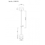 Подвесной светодиодный светильник Moderli Self V10851-PL
