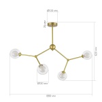 Подвесной светильник Evoluce ARCUS SLE1106-203-04