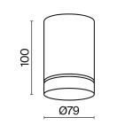 Потолочный светодиодный светильник Maytoni Technical Orlo C085CL-9W4K-W